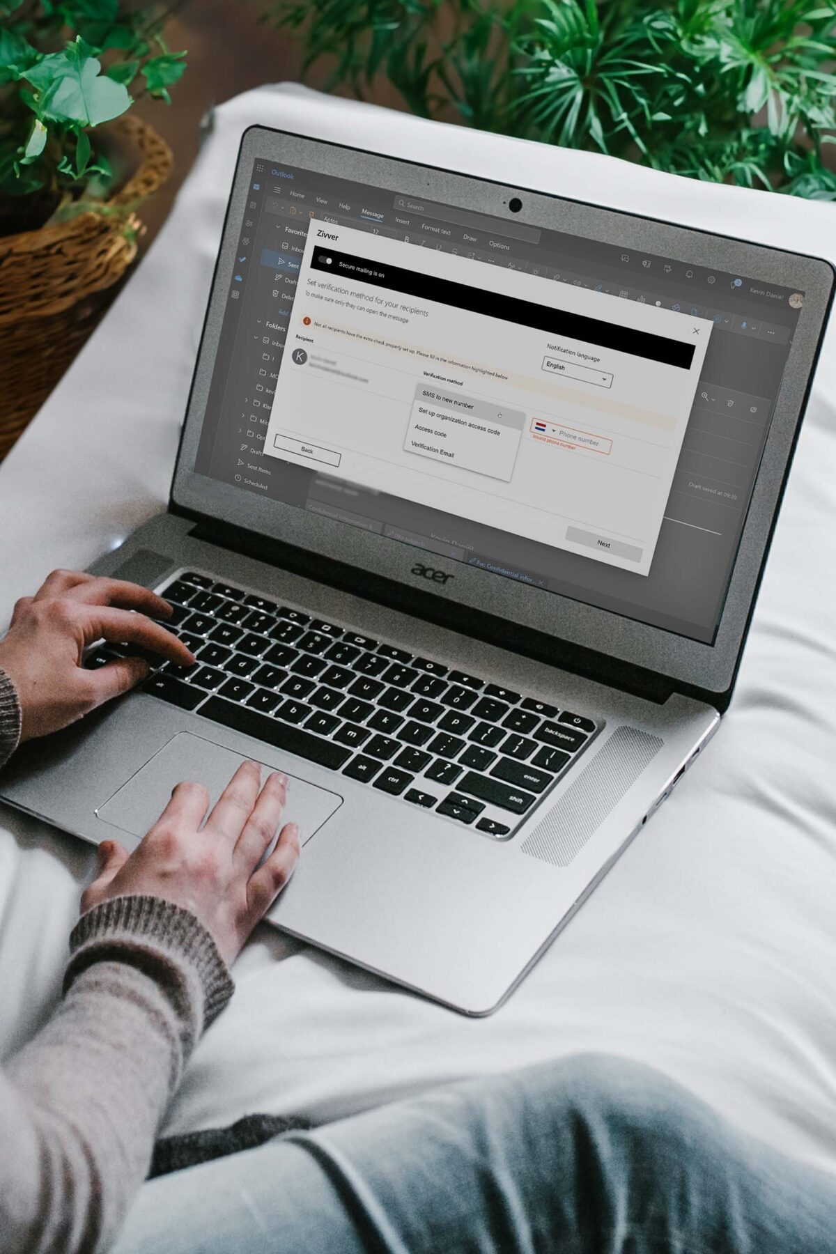 diensten Secure e mail zivver optimezers wageningen